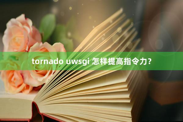 tornado uwsgi 怎样提高指令力？